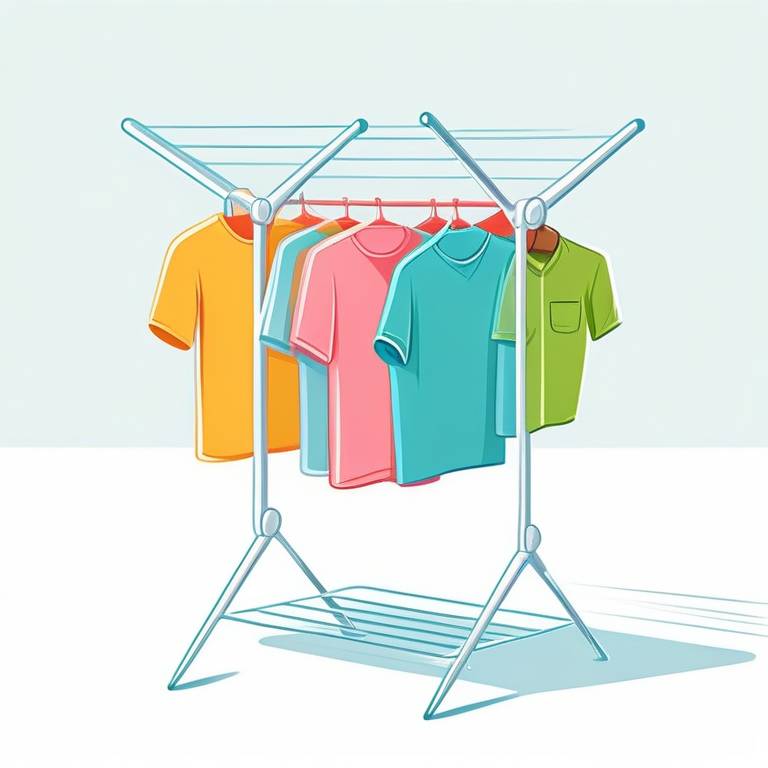 clothes drying rack