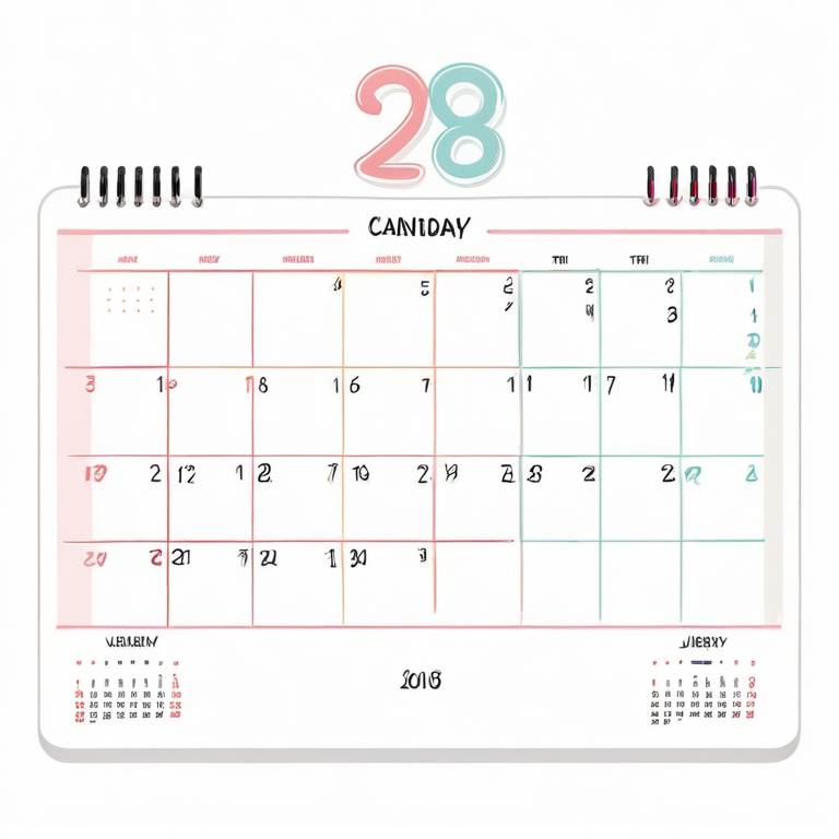 desk calendar