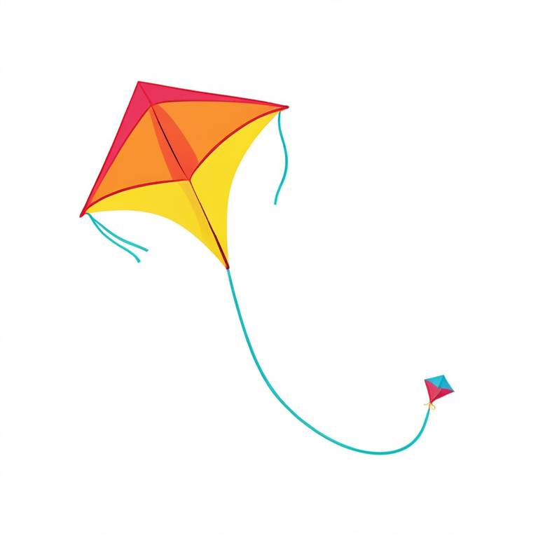 flying a kite