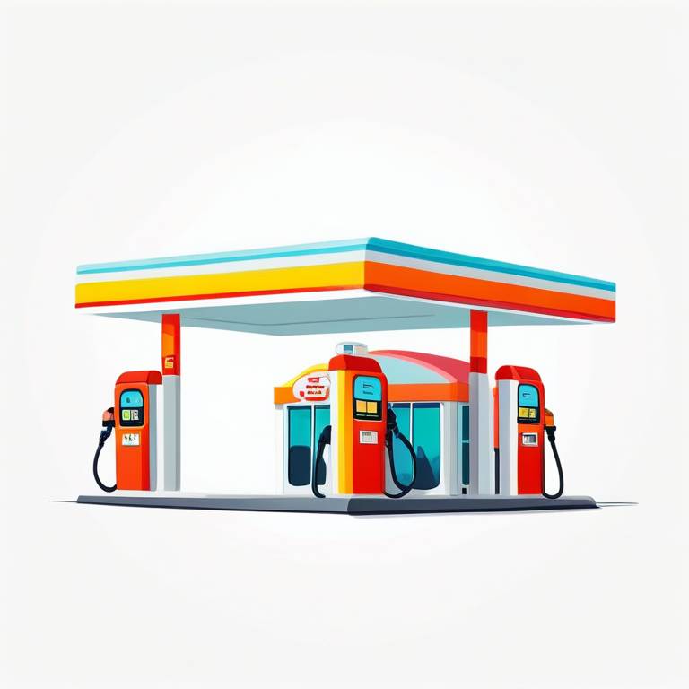 gas station