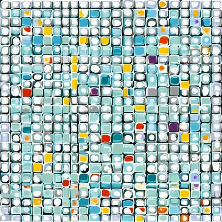 glass mosaic tiles