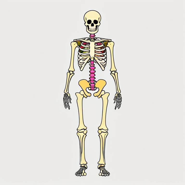 human skeleton model