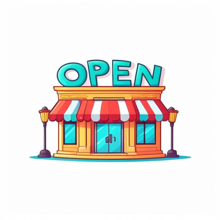open sign