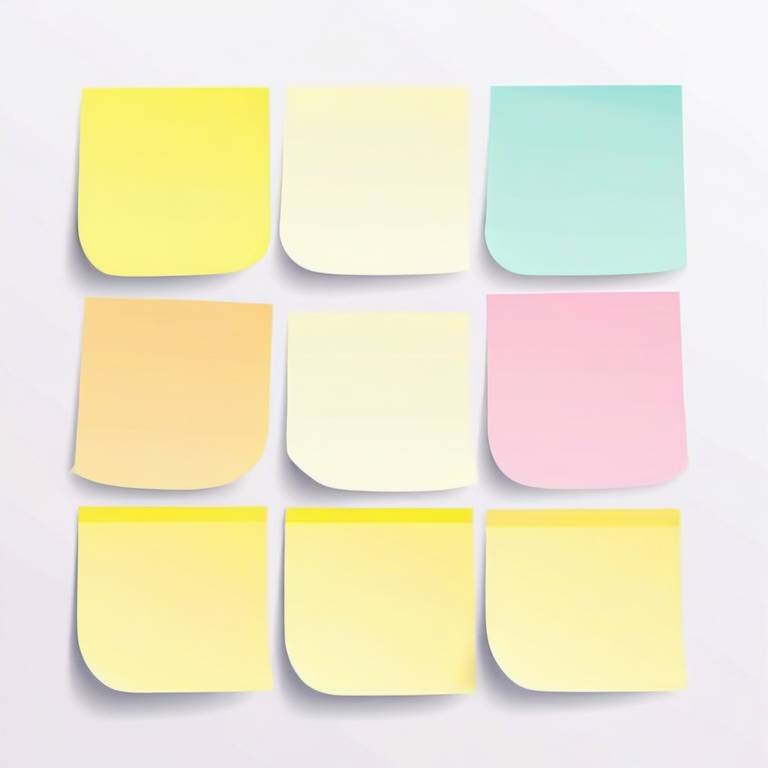 sticky notes