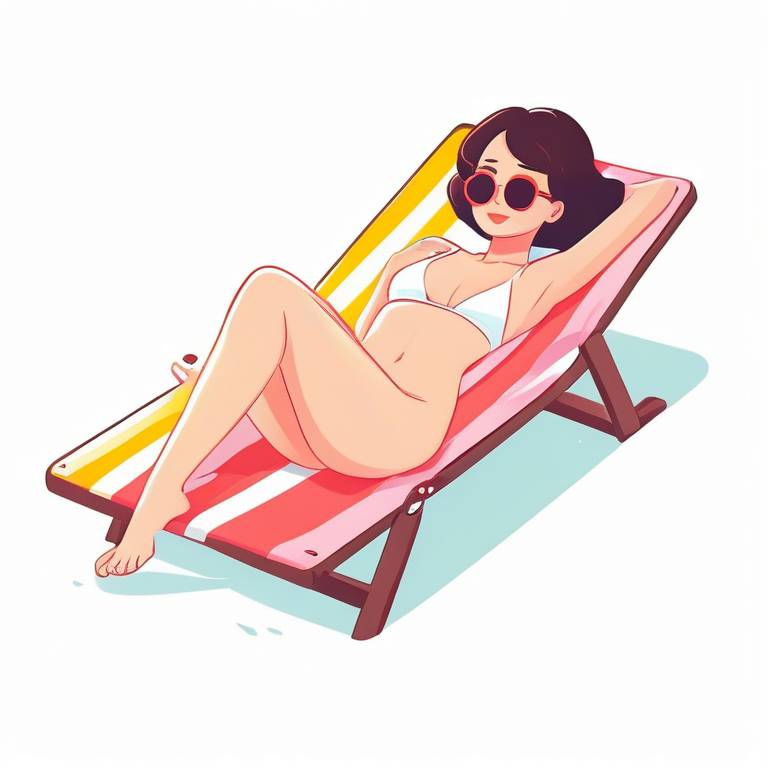 sunbathing