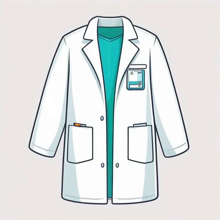 white lab coat
