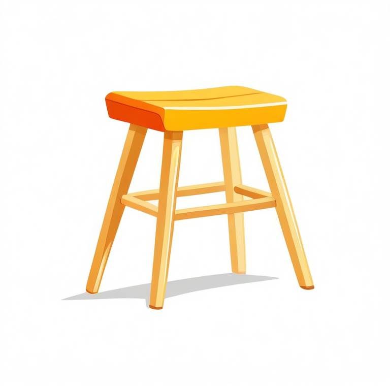wooden stool