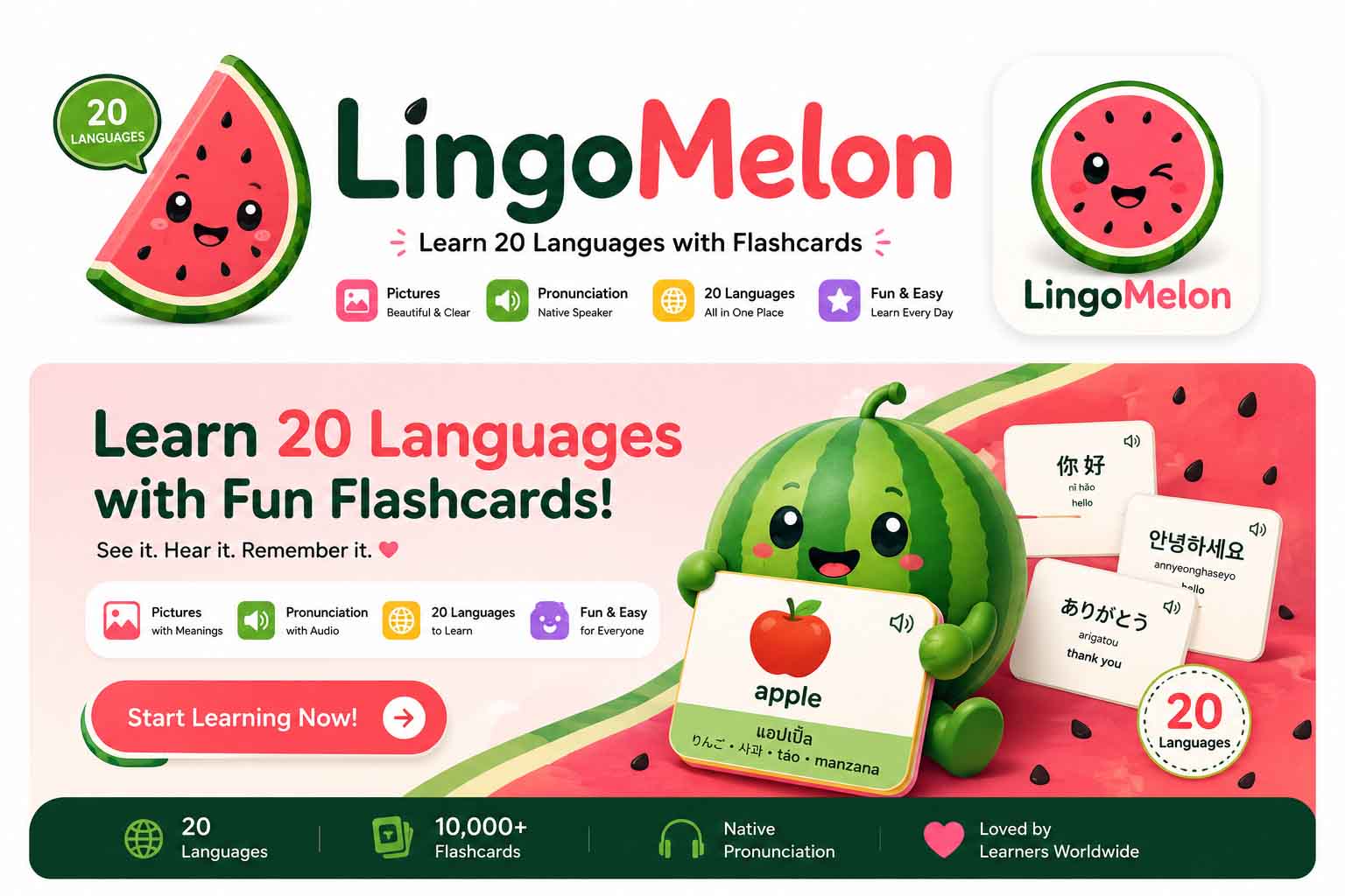 LingoMelon Banner