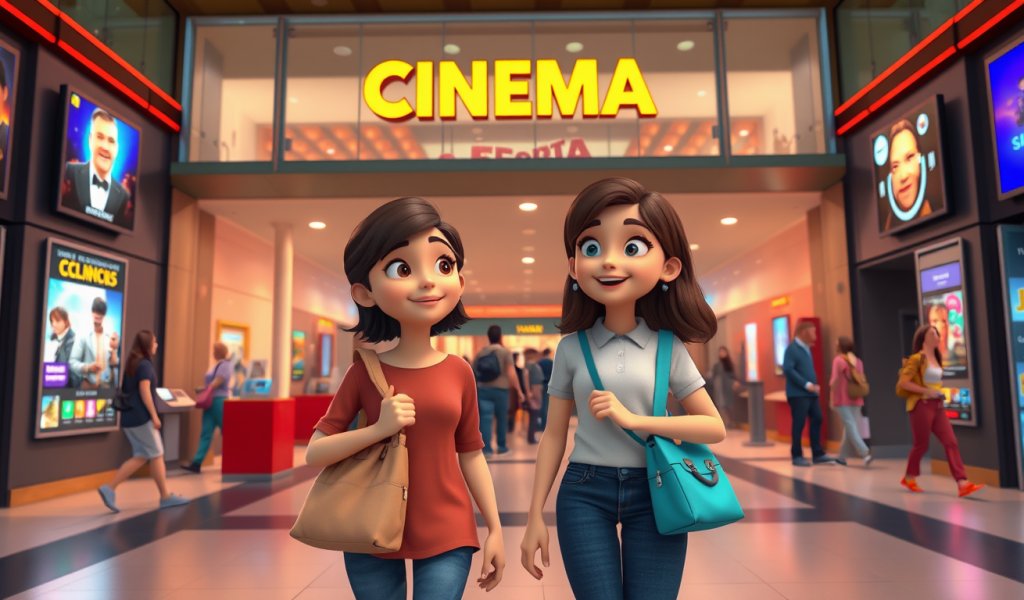 Arriving at the Cinema