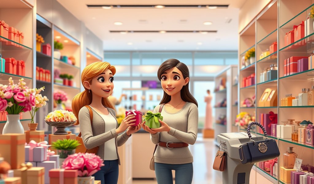 Buying a Gift at the Department Store