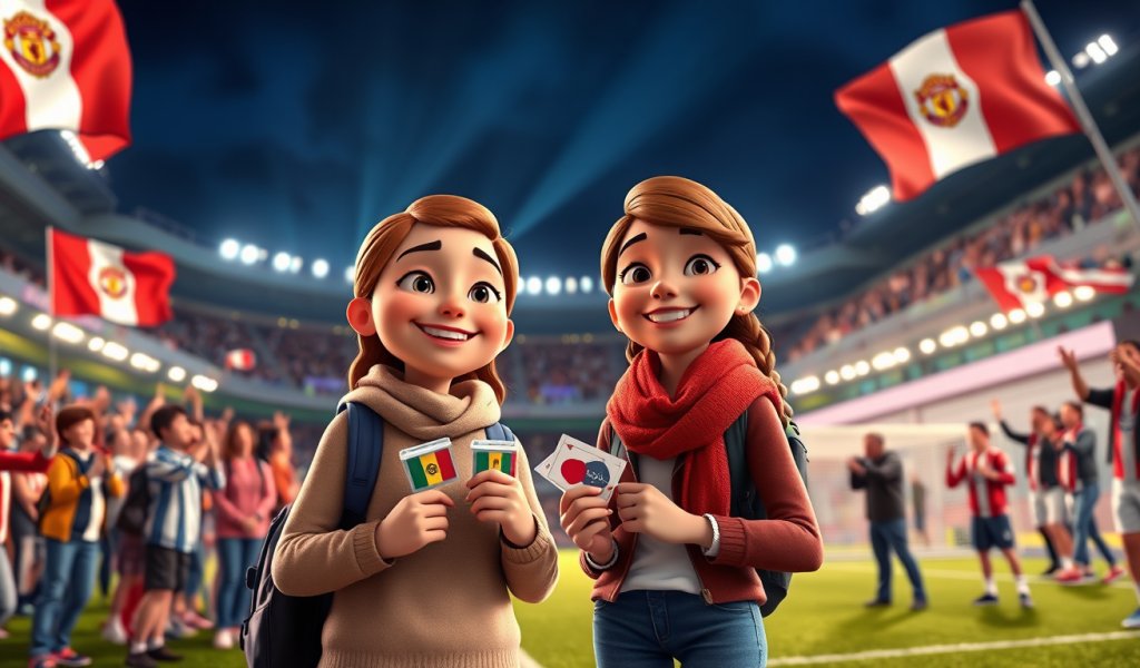 Celebrating After the Football Match