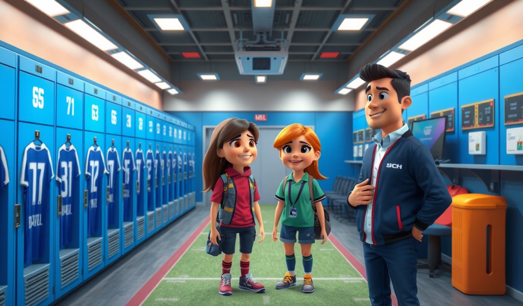 Exploring Behind the Scenes at the Football Stadium