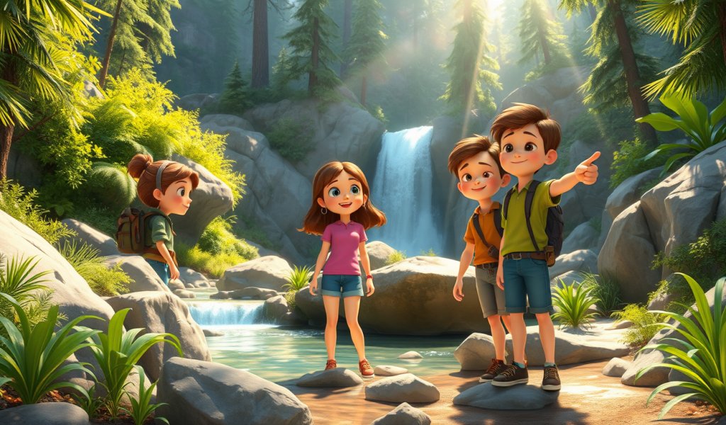 Discovering a Hidden Waterfall on the Mountain