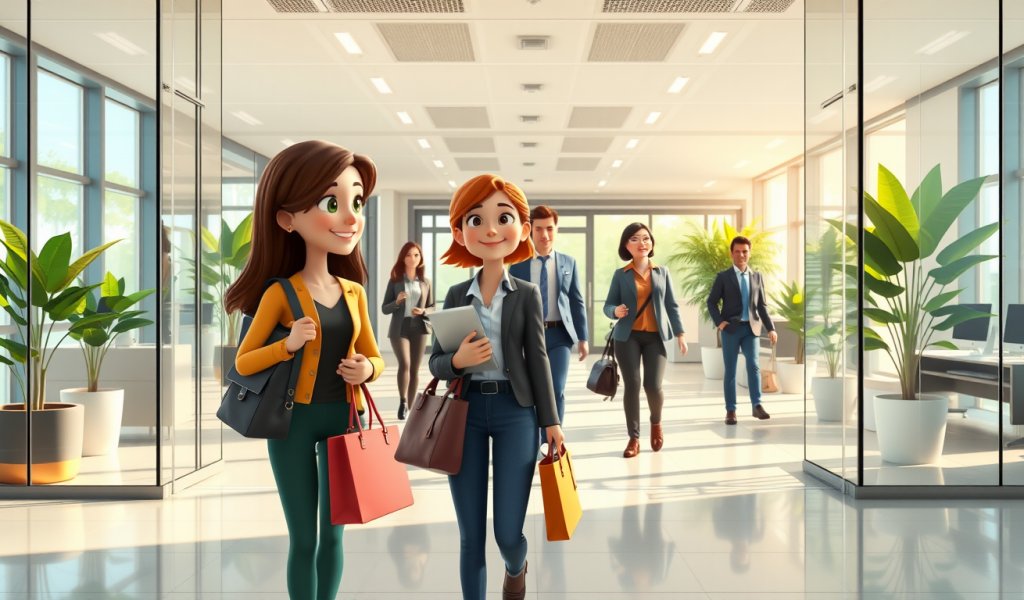 Arriving at the Office