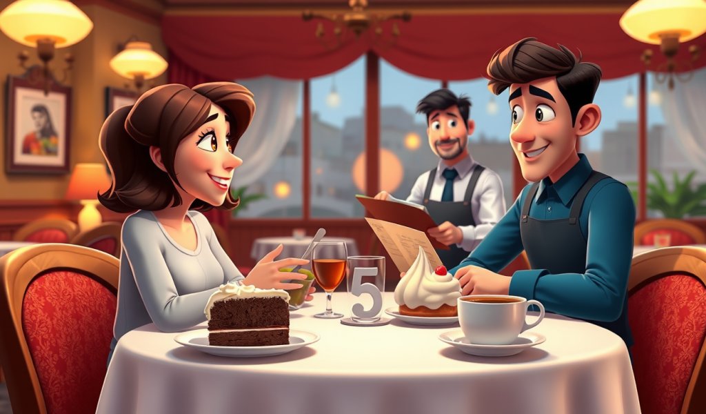 Dessert and Paying the Bill