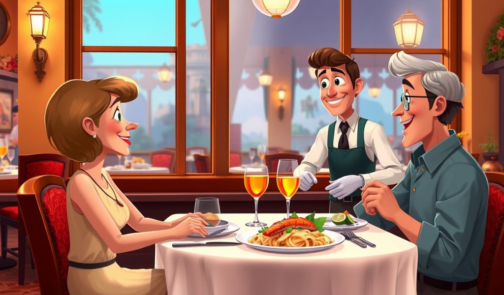 Enjoying the Meal